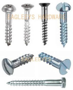 Steel And Stainless Steel Wood Screws